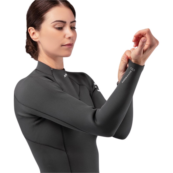 2026 Zhik Dame Superwarm® Performance V&aring;ddragt Top DTP-1130 - Dark Grey